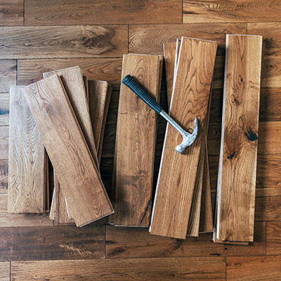 Pose de parquet massif près du Touquet